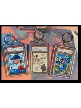 3135 Bobby Witt Jr 3 Pack Bundle 3 Different Custom Novelty Keychains-Great Gift